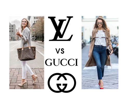 louis vuitton vs gucci fashion.